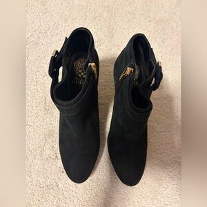 Vince Camuto Elegant Black Ankle Booties